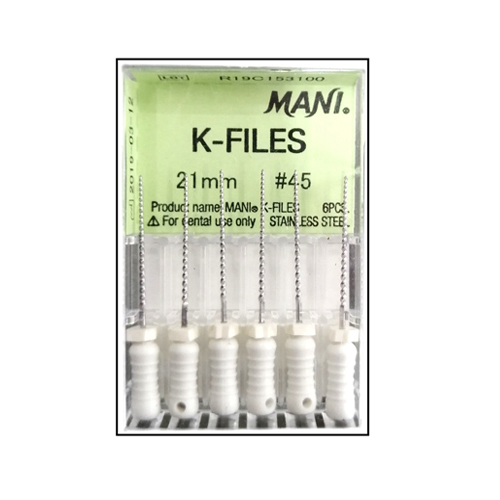 Mani K File 25mm No.45-80 Dental